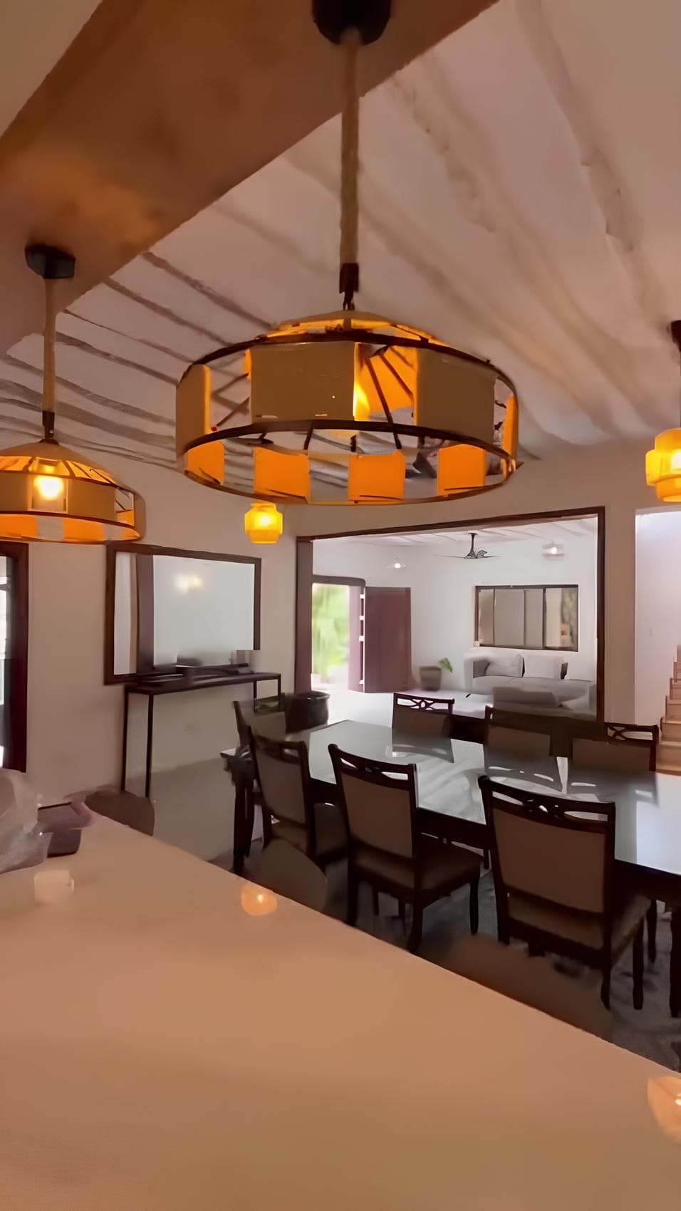 Modern minimalist interior design at Anidean luxury villa Watamu